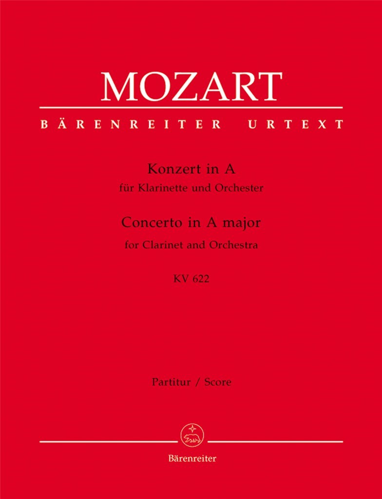 Concerto for Clarinet and Orchestra A major KV 622